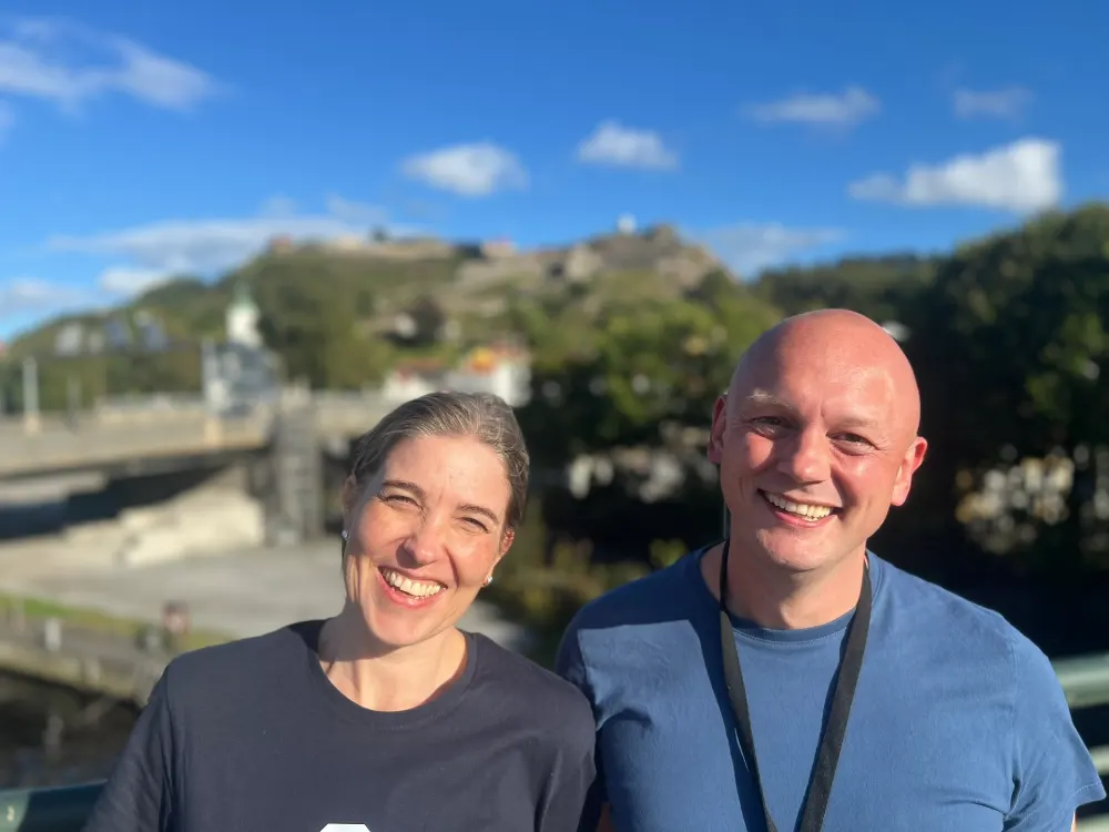 Johanne Smestad and Sigurd Seteklev